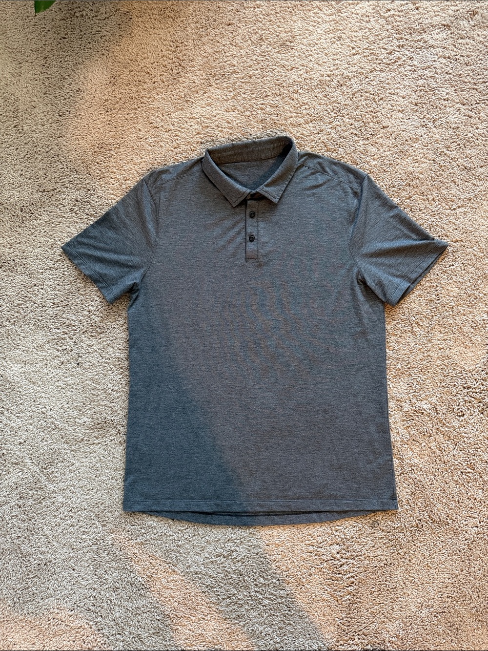lululemon athletica Men's Charcoal Heather Polo